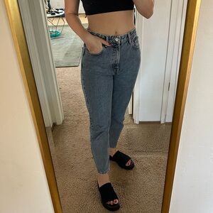 Zara mom high rise jeans 8/40